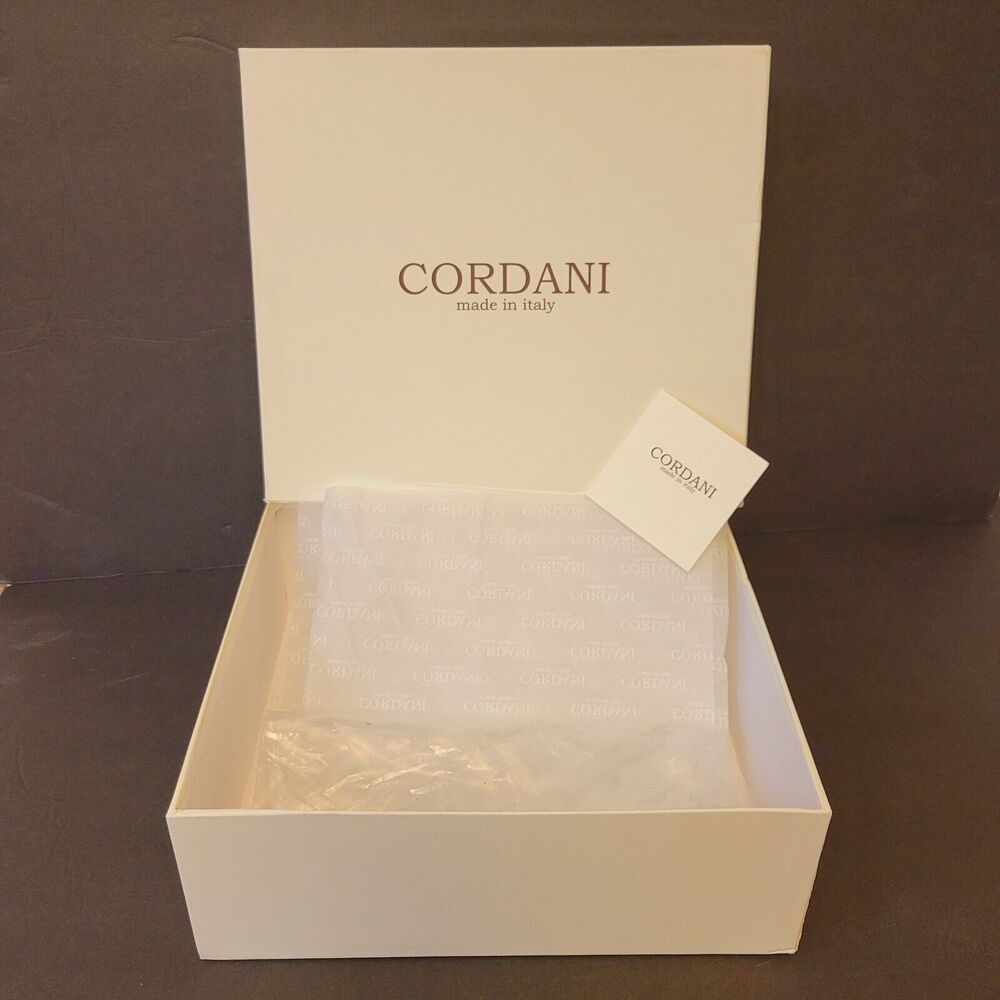 CORDANI Empty Storage Shoes Box 11"×10"×4" With Tissue Product Tag